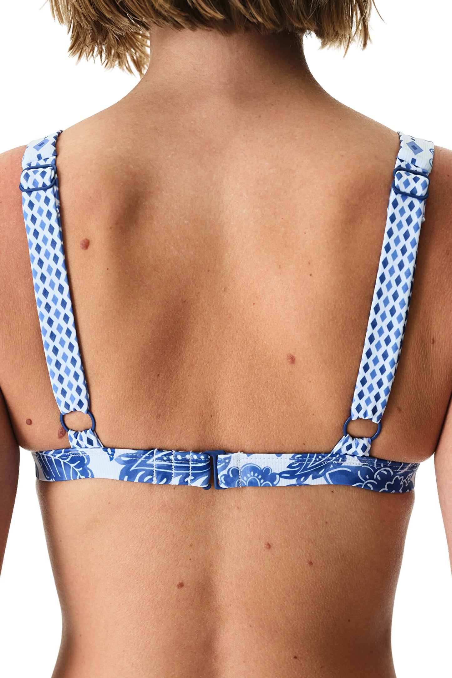 Renkli Giana Deep V Bikini Üstü