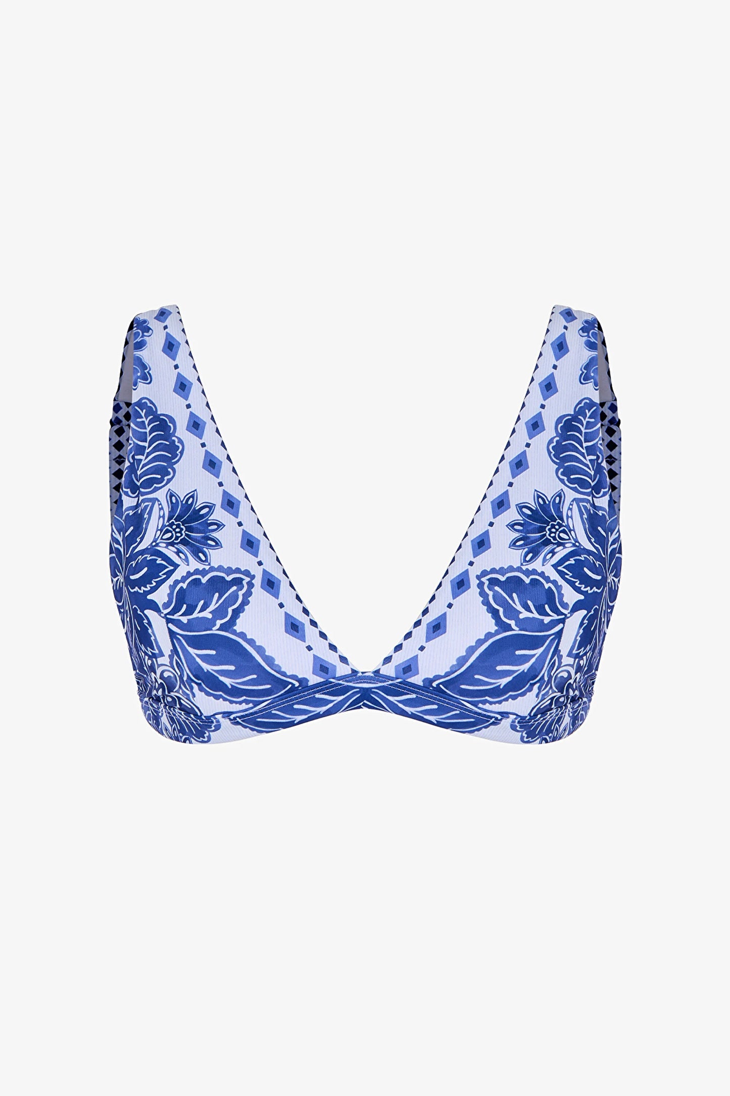 Renkli Giana Deep V Bikini Üstü