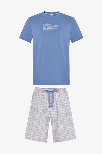Erkek Renkli Mindful Tide Pijama Takımı