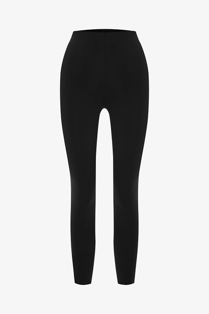 Siyah Wonder Yüksek Destek Toparlayıcı Etkili Yüksek Bel Contour Tayt