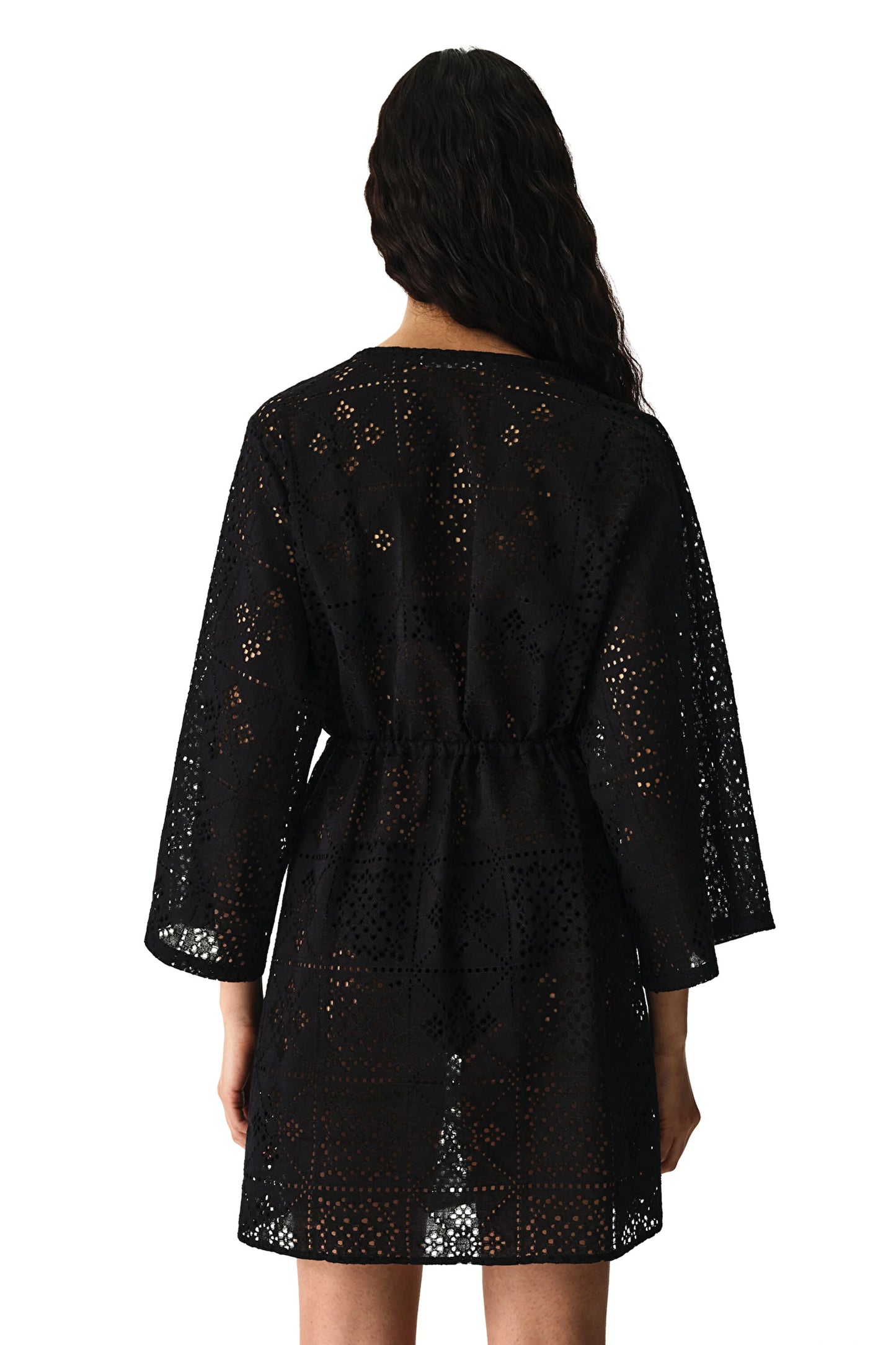 Siyah Jasmine Kimono