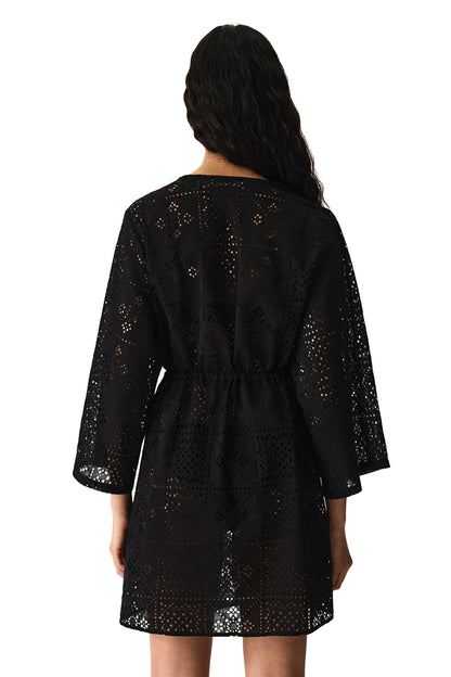 Siyah Jasmine Kimono