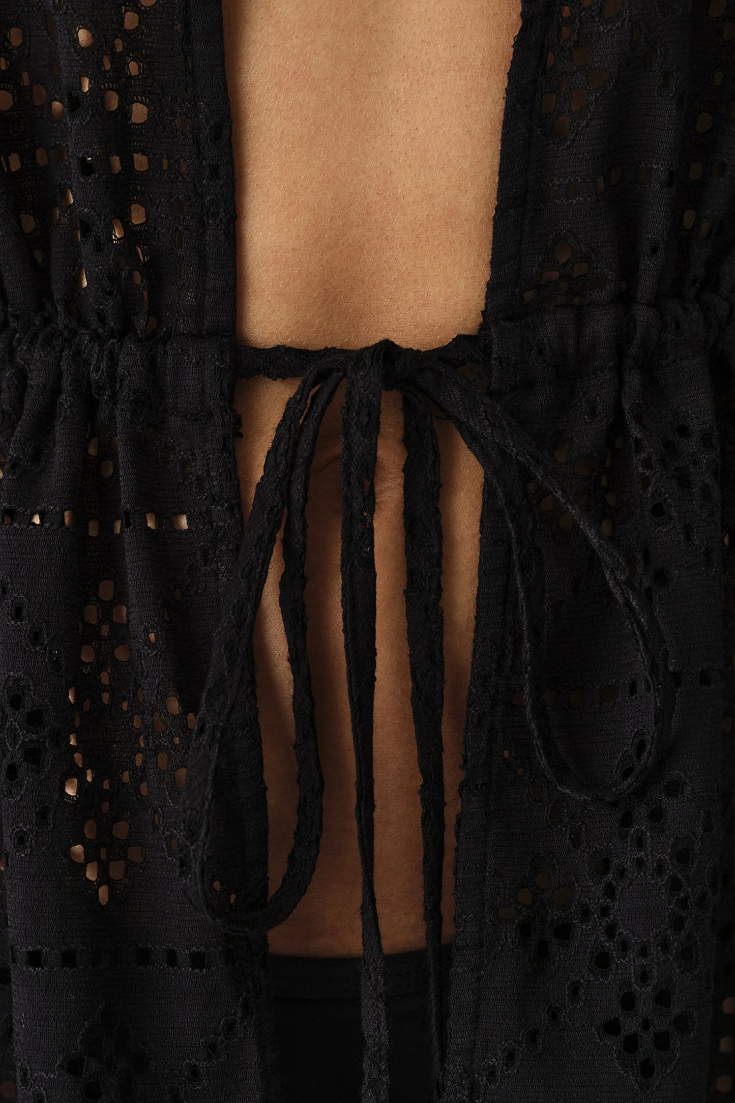 Siyah Jasmine Kimono