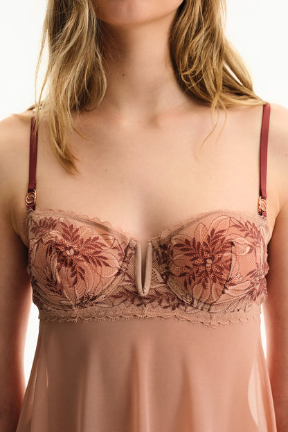 Bej V Balenli Babydoll