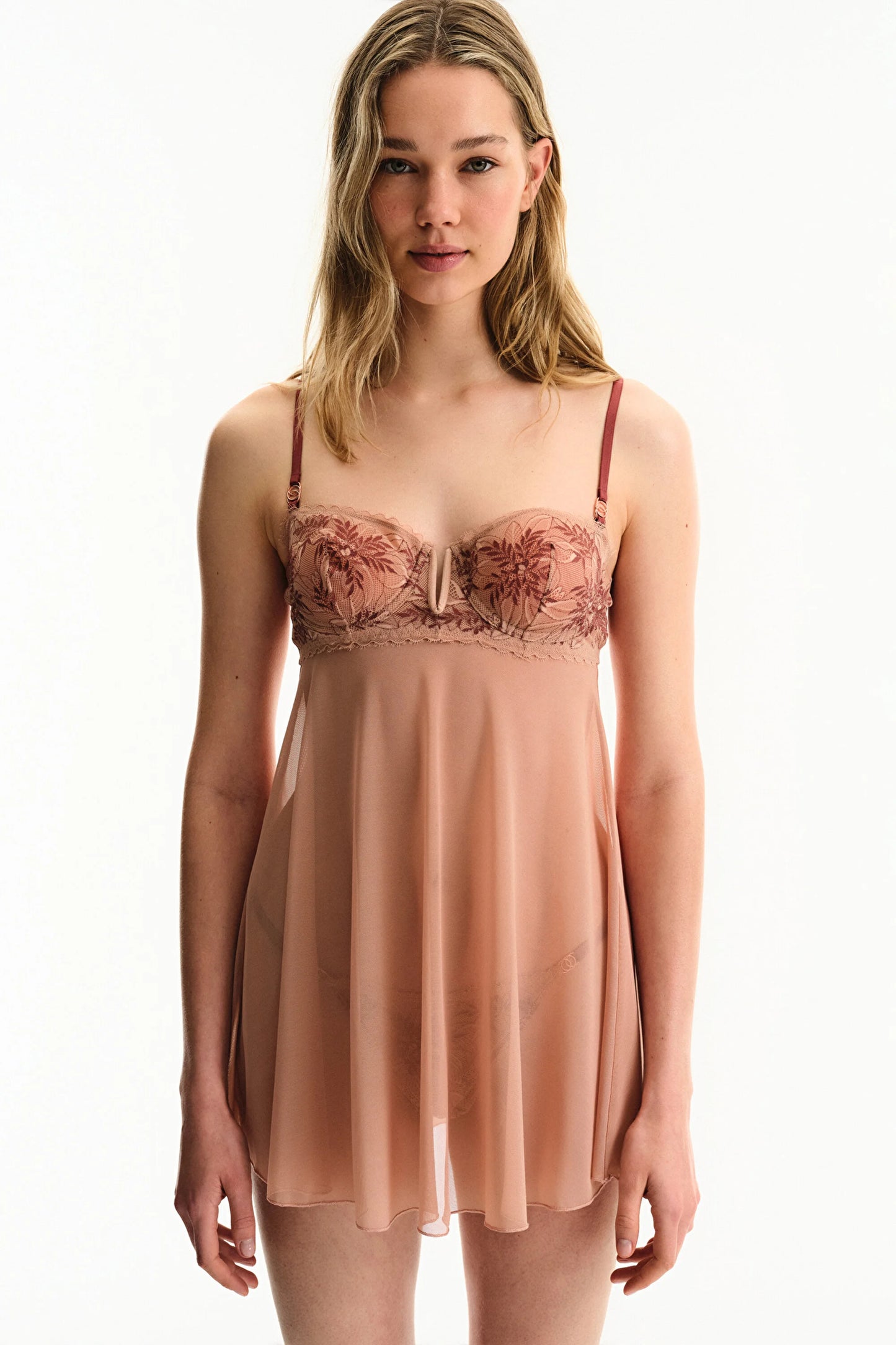Bej V Balenli Babydoll