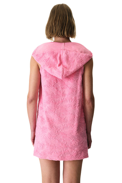 Açık Pembe Towel Kaftan