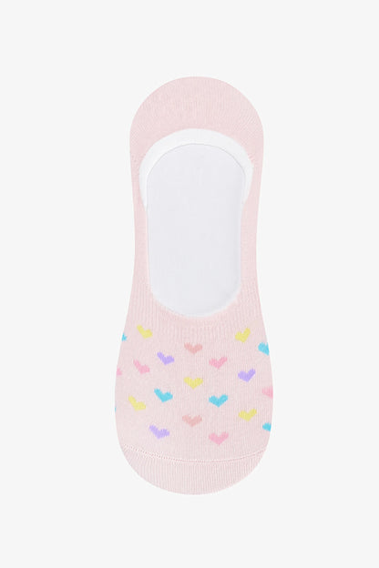 Colorful Heart 3'lü Babet Çorabı
