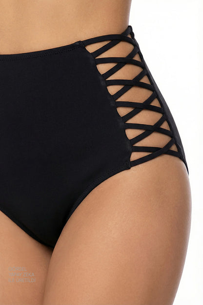 Siyah High Fashion Bikini Altı