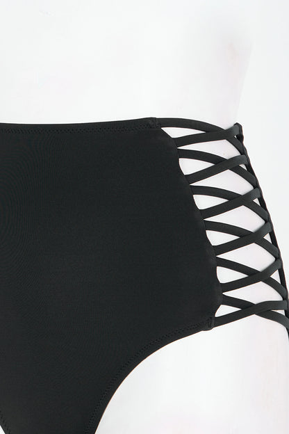 Siyah High Fashion Bikini Altı