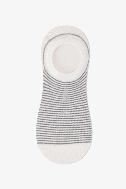3 Çift Burun Dikişsiz Pamuklu Kedi Desenli Sneaker Çorap
