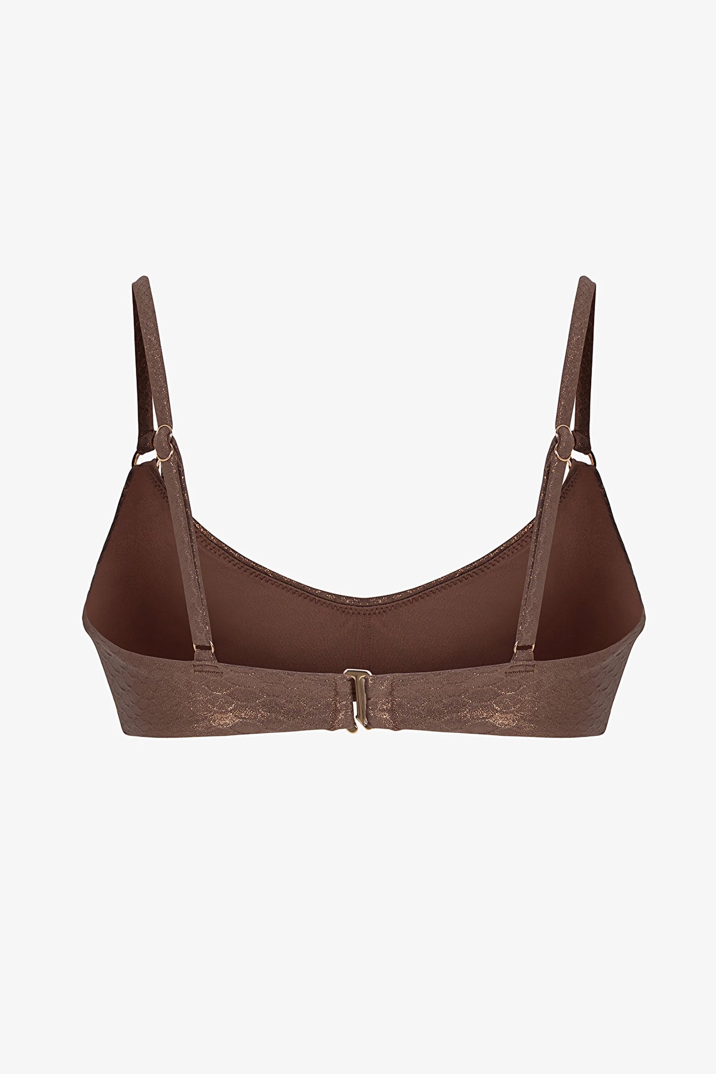 Kahverengi Are Bra Bikini Üstü