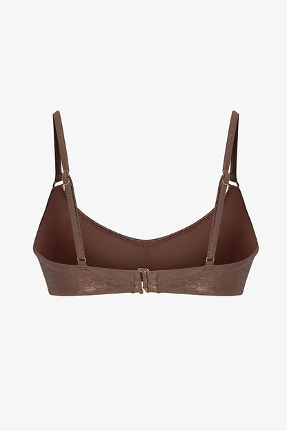 Kahverengi Are Bra Bikini Üstü