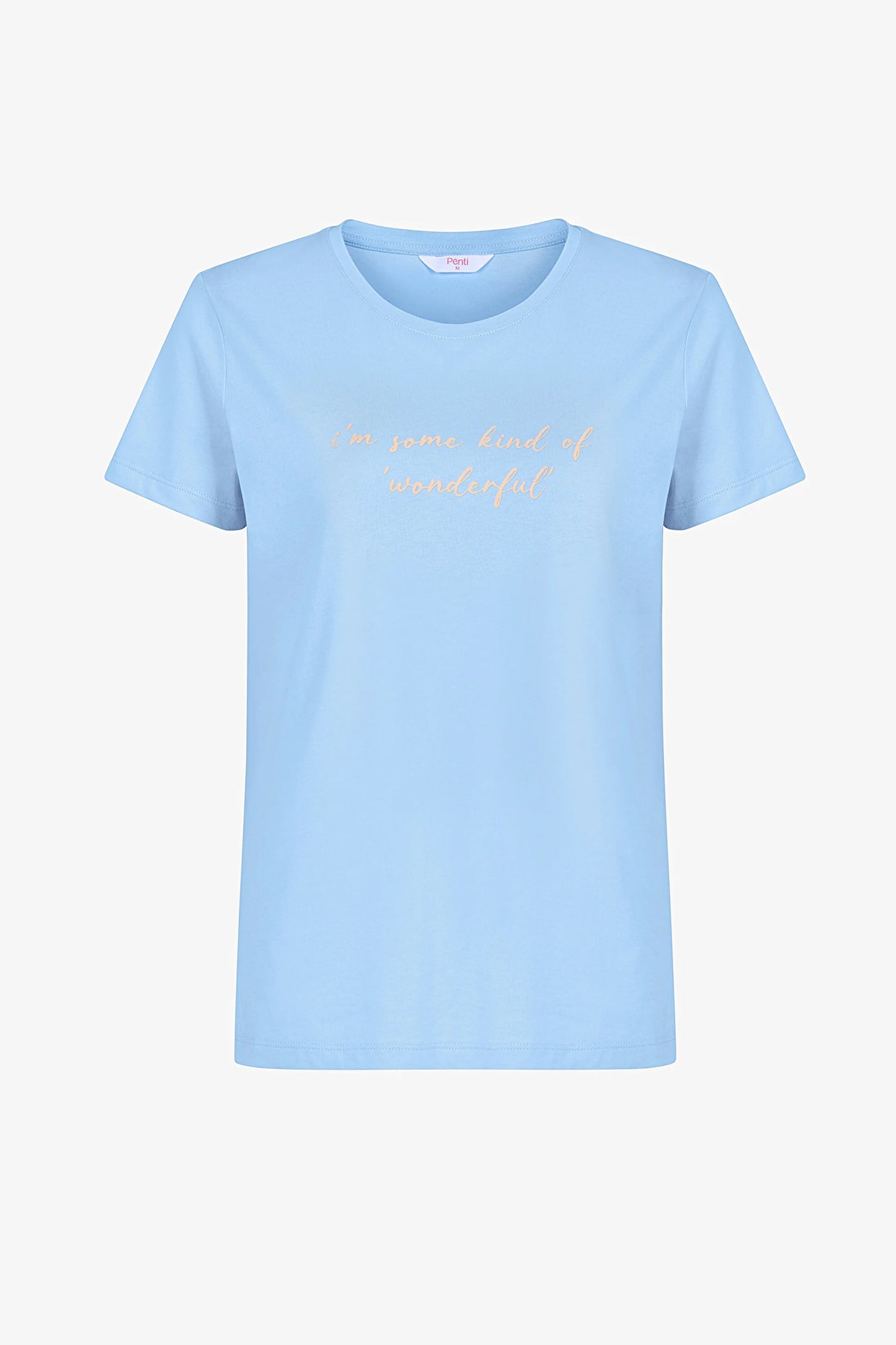 Açık Mavi Wonderful Pamuklu Kapri Pijama Takımı