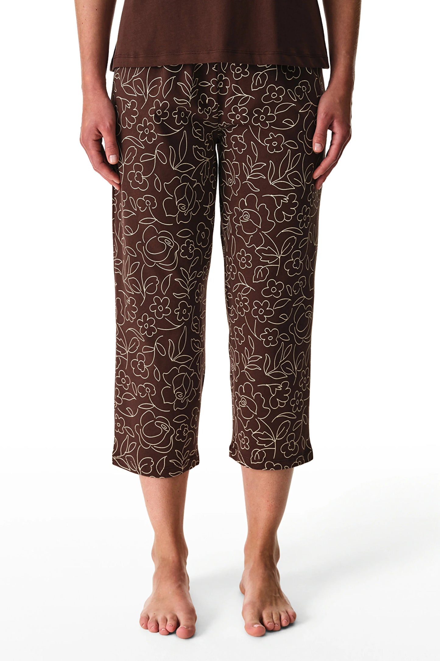 Extraordinaire Pamuklu Kapri Pijama Takımı