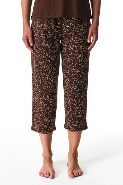 Extraordinaire Pamuklu Kapri Pijama Takımı
