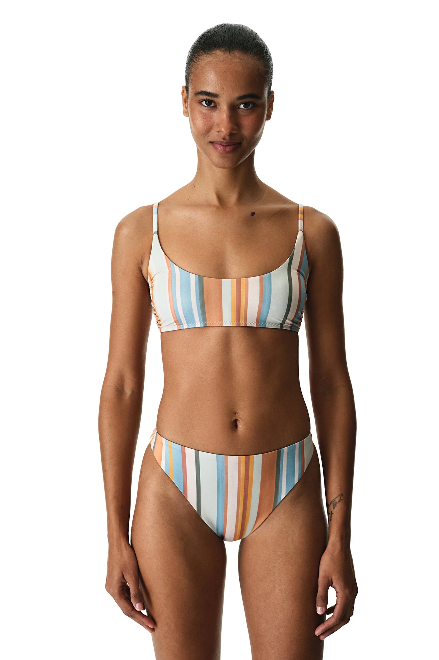 Renkli Kourtney Minimal Bra Bikini Üstü