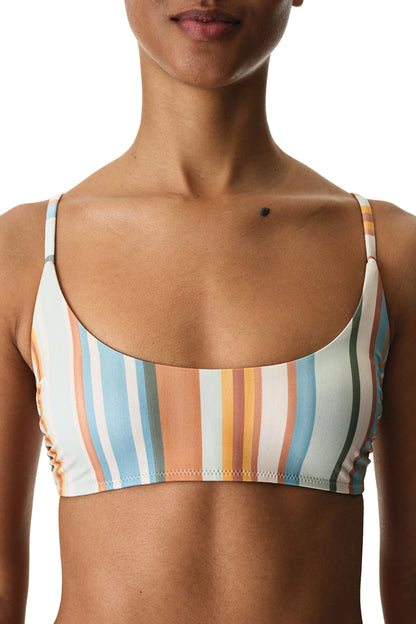 Renkli Kourtney Minimal Bra Bikini Üstü