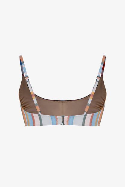Renkli Kourtney Minimal Bra Bikini Üstü