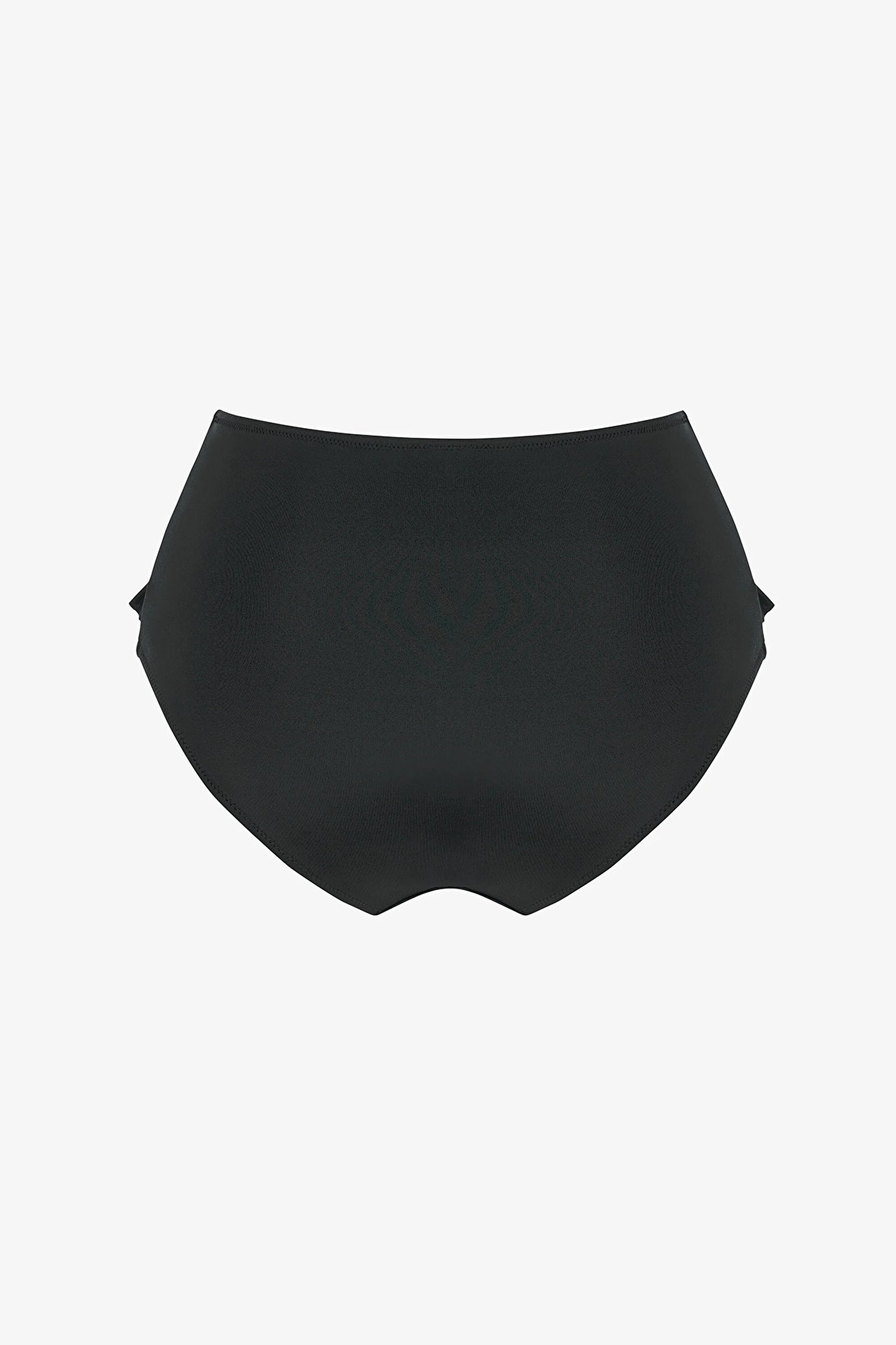 Siyah New High Ruffle Bikini Altı