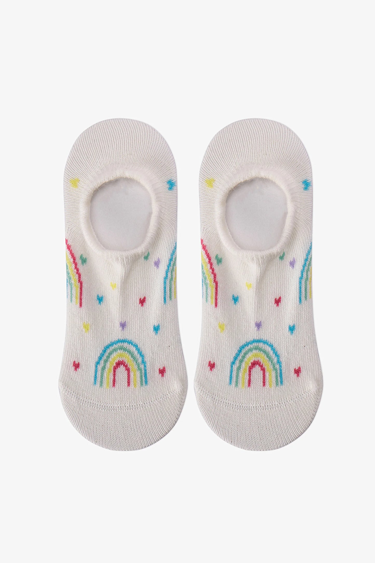 Kız Çocuk Sunny Raınbow 2'li Sneaker Çorabı