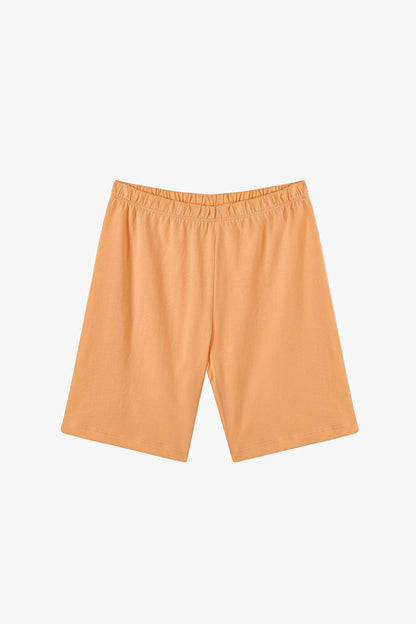 Açık Turuncu Erkek Çocuk Sharkines Pamuklu 2'li Pijama Takımı