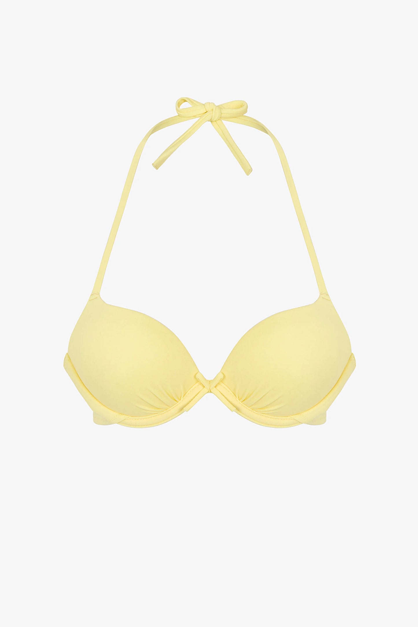 Sarı Push Up Destekli Bikini Üstü