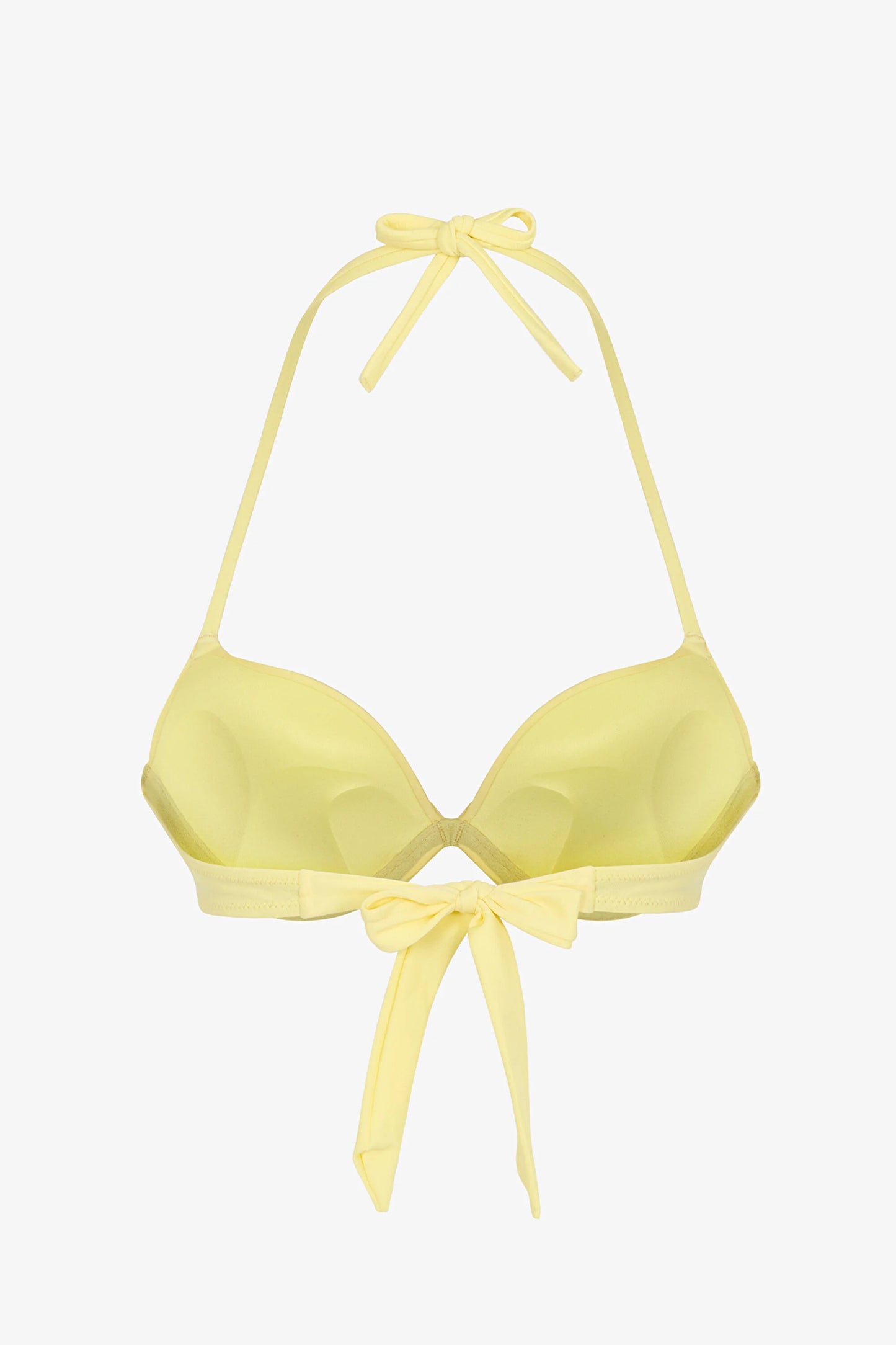 Sarı Push Up Destekli Bikini Üstü