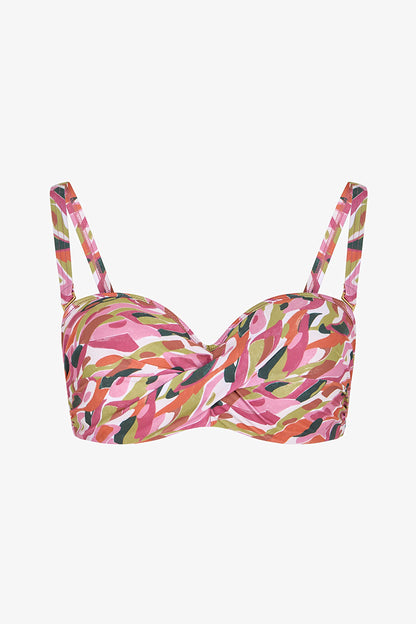 Renkli Luz Beauty Toparlayıcı Bikini Üstü