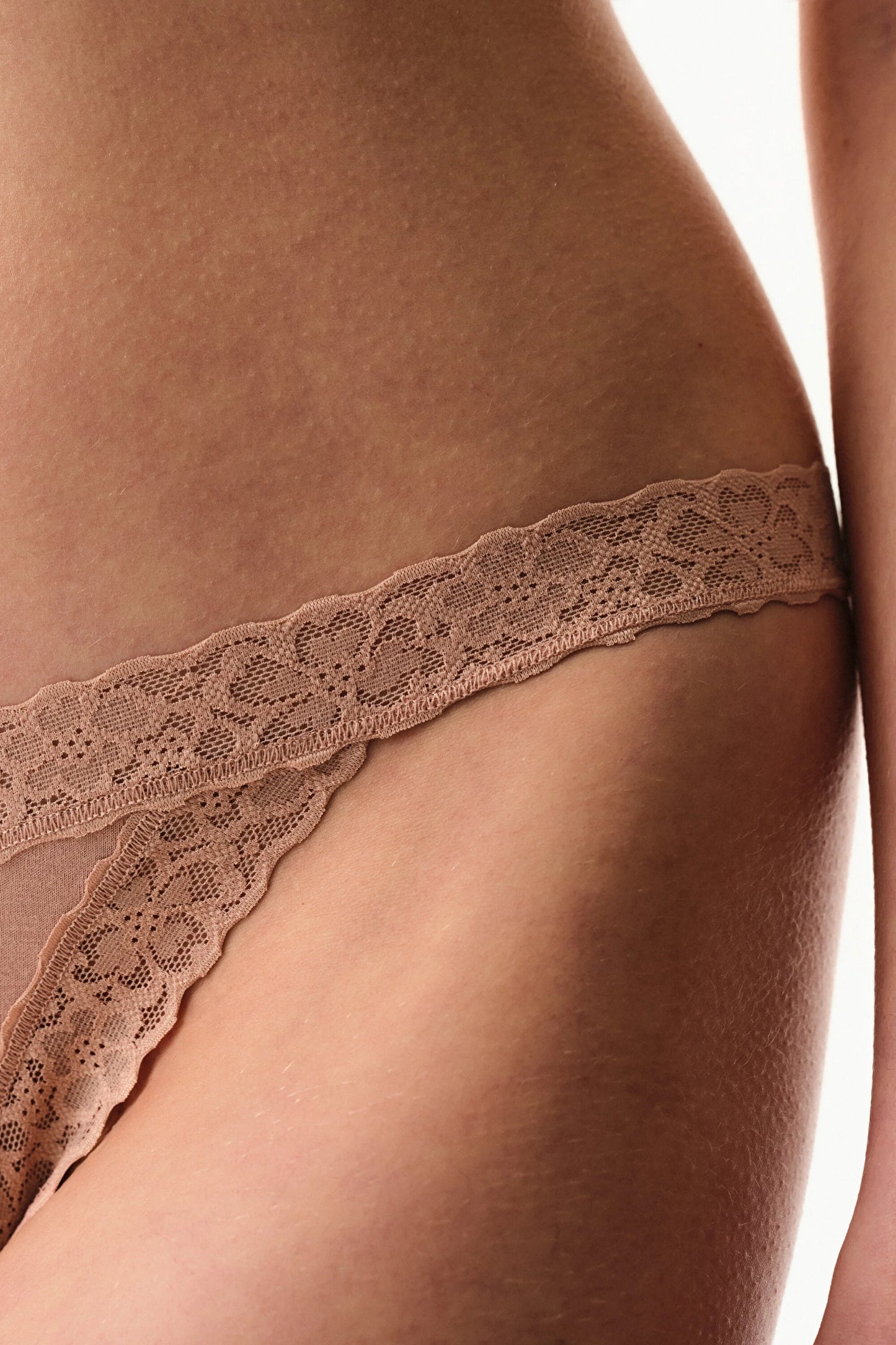 Bej Comfy Pamuklu Tanga Külot