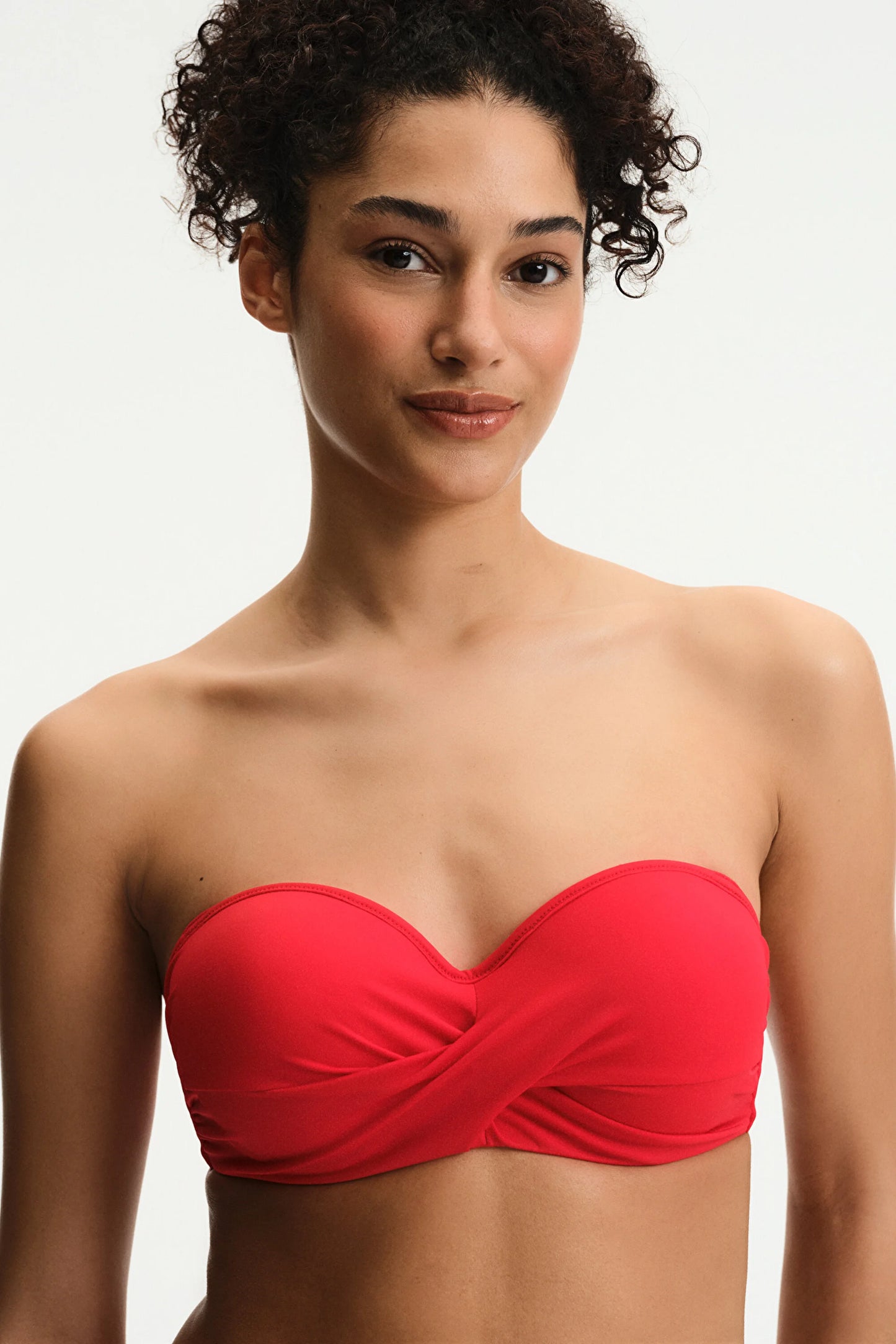 Kırmızı Beauty Toparlayıcı Bikini Üstü