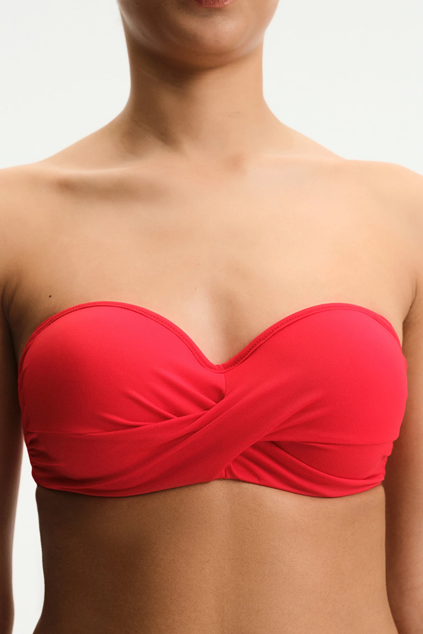 Kırmızı Beauty Toparlayıcı Bikini Üstü