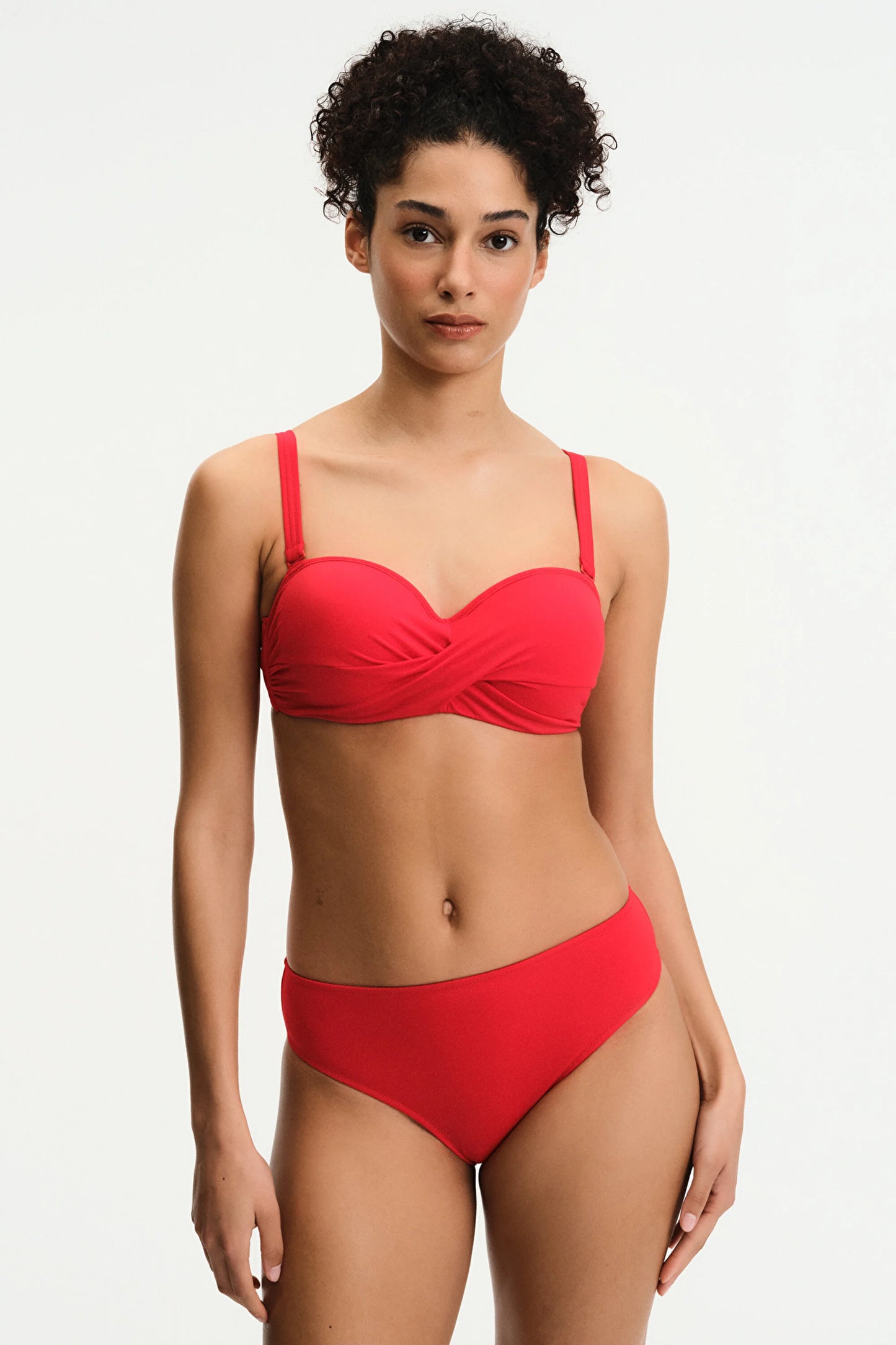 Kırmızı Beauty Toparlayıcı Bikini Üstü
