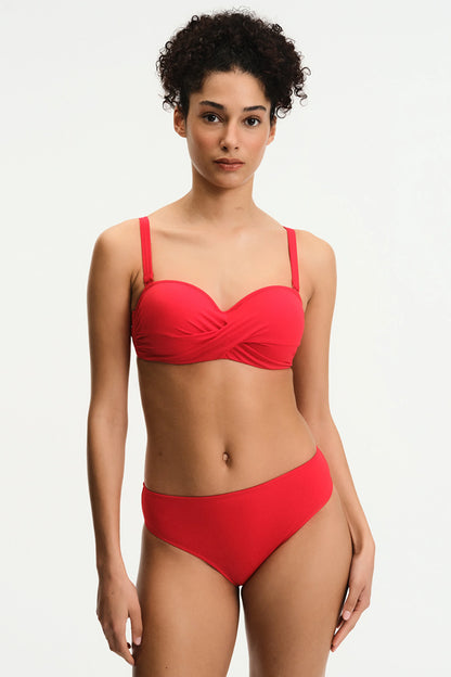 Kırmızı Beauty Toparlayıcı Bikini Üstü