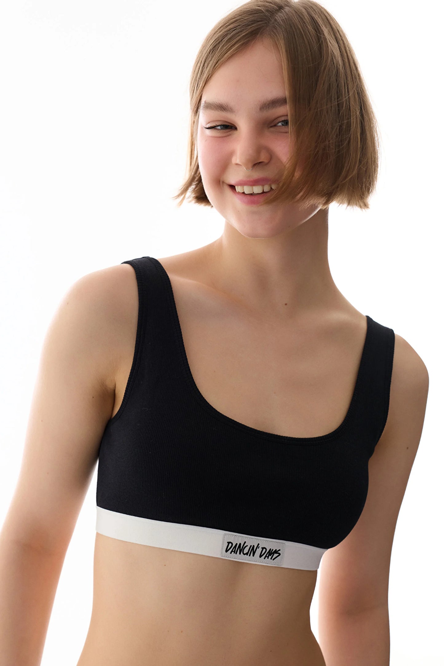 Ribbed Bra Bikini Üstü