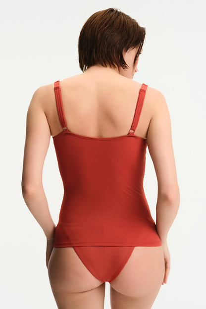 Tarçın Büzgülü Bikini Üstü