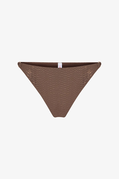 Kahverengi Are Side Bikini Altı