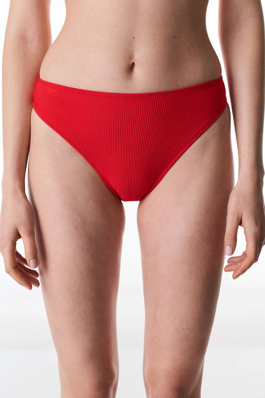 Kırmızı Astrid High Leg Slip Bikini Altı