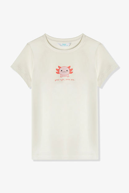 Pembe Kız Çocuk Good Night Pijama Takımı