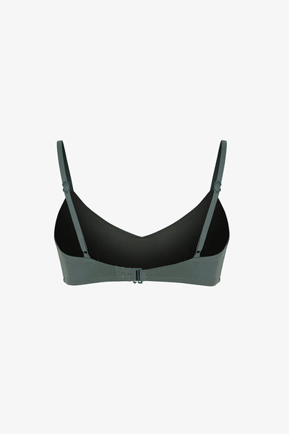 Yeşil Front V Bikini Üstü
