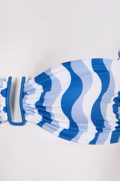 Renkli Gloria Straplez Bikini Üstü