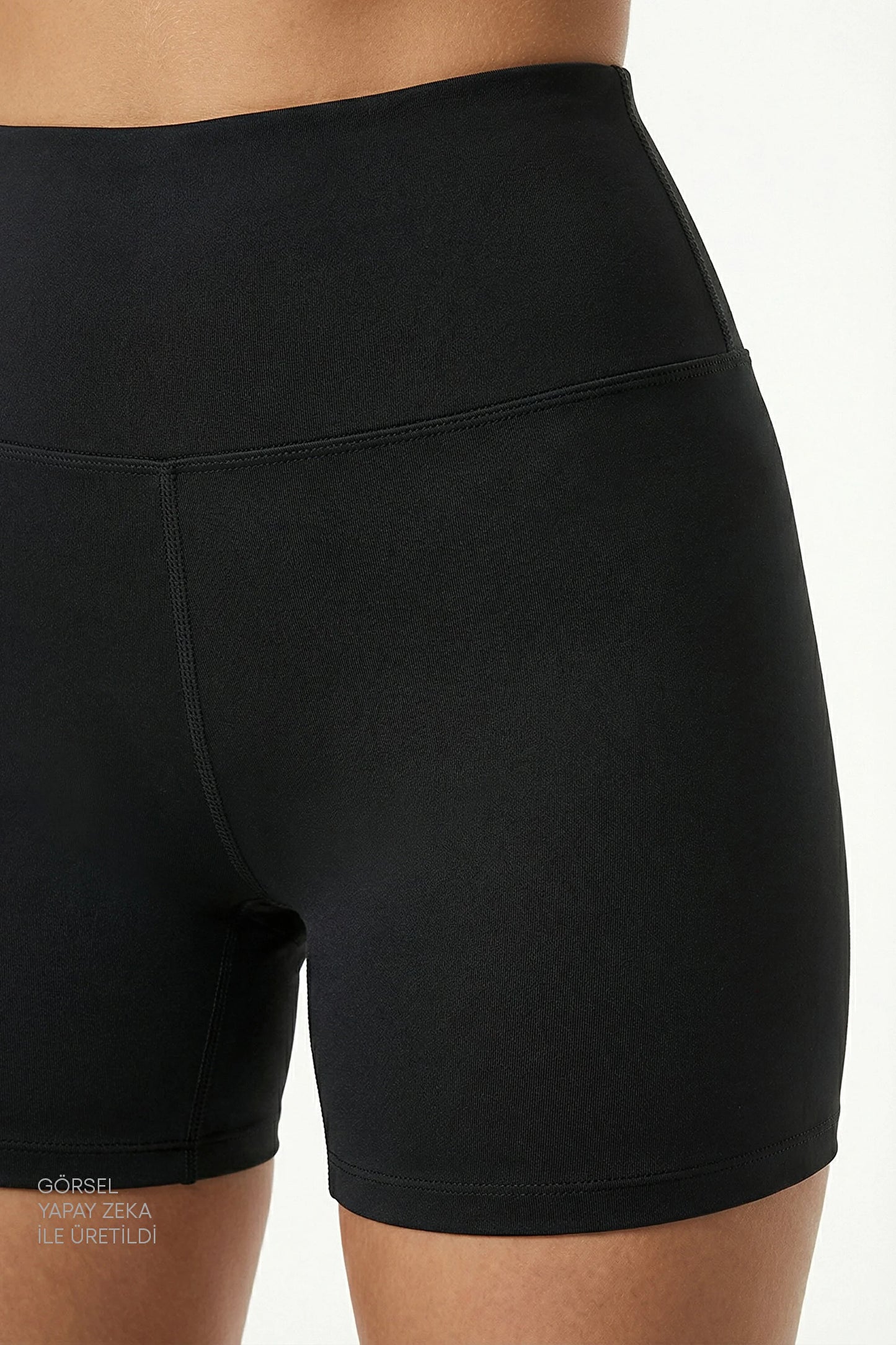 Siyah Biker Bikini Altı