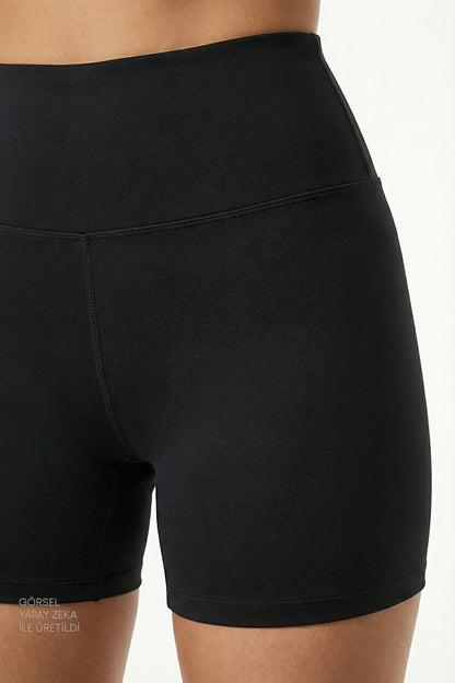 Siyah Biker Bikini Altı