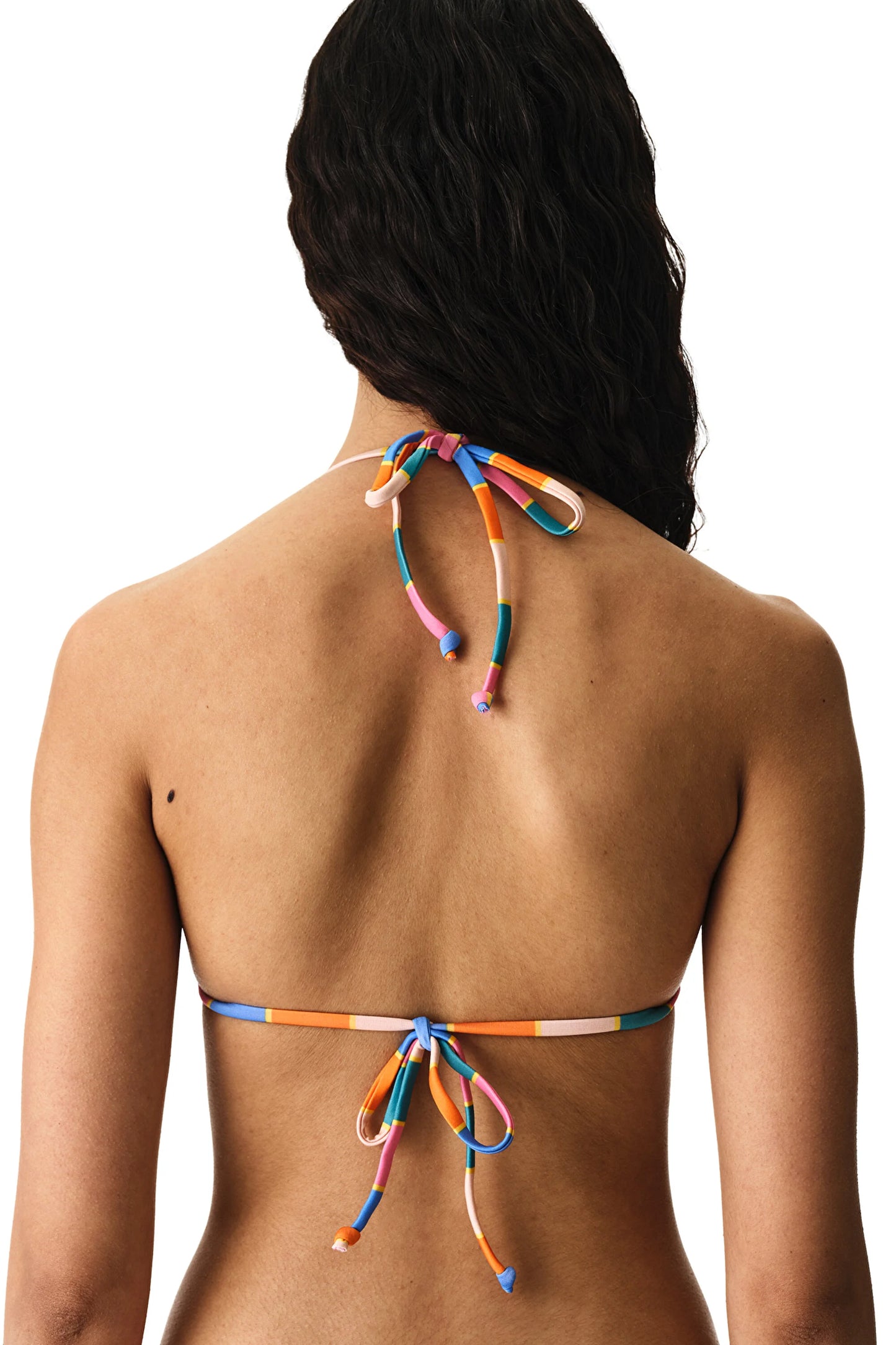 Renkli Katelyn Üçgen Bikini Üstü