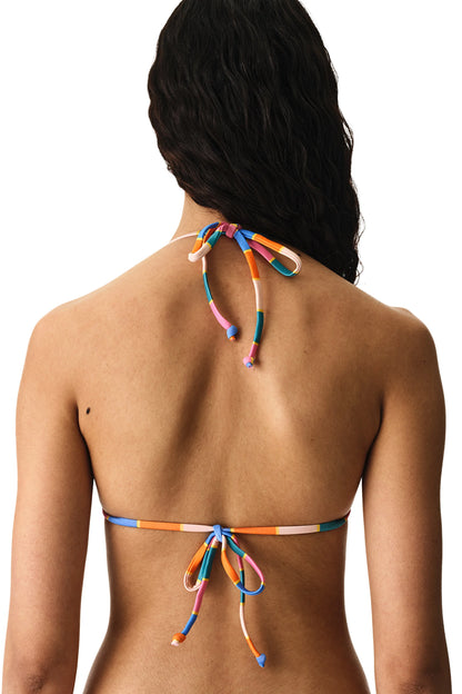 Renkli Katelyn Üçgen Bikini Üstü