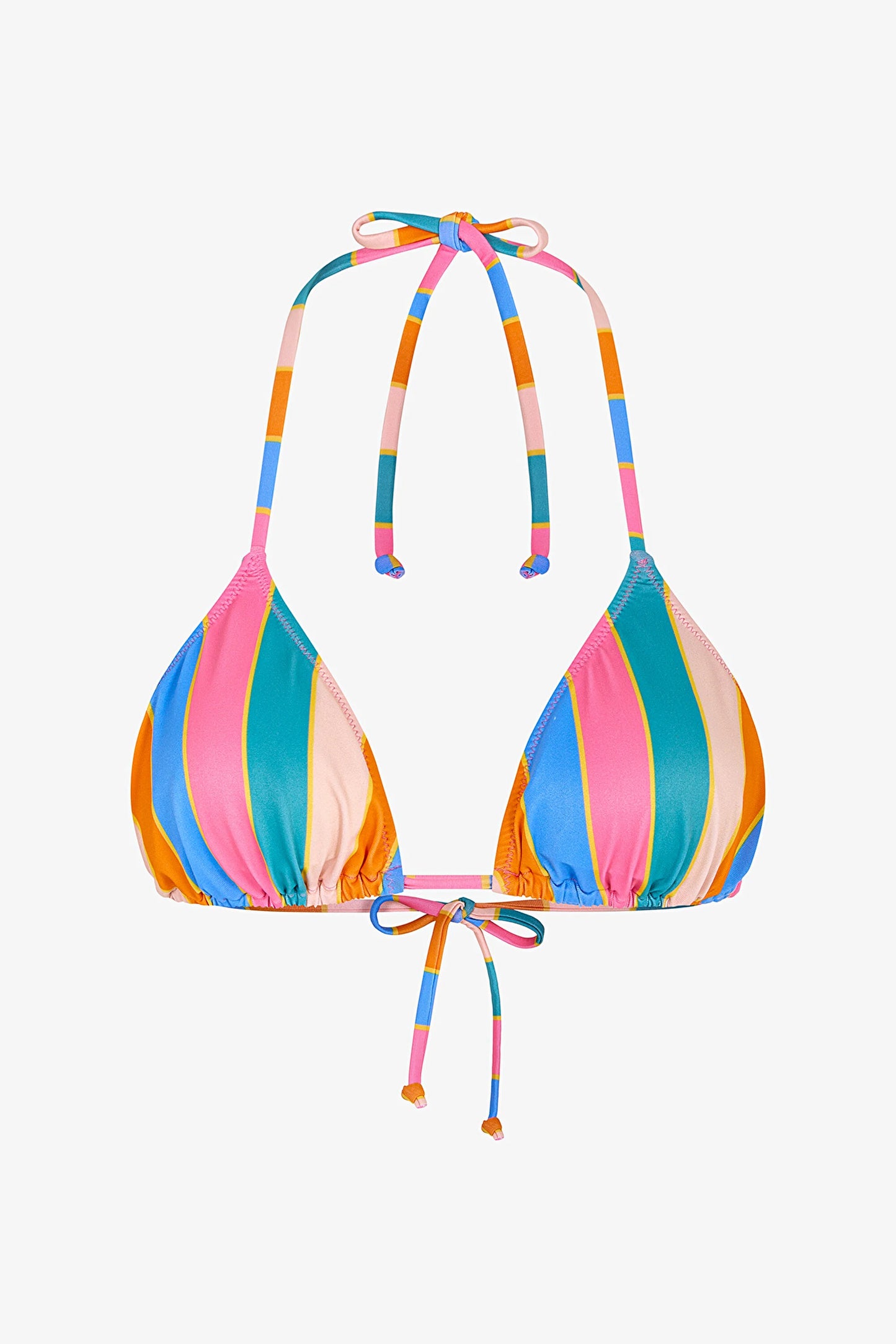 Renkli Katelyn Üçgen Bikini Üstü