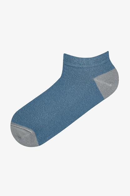 Erkek Renkli Marine Steps 5'li Patik Çorap