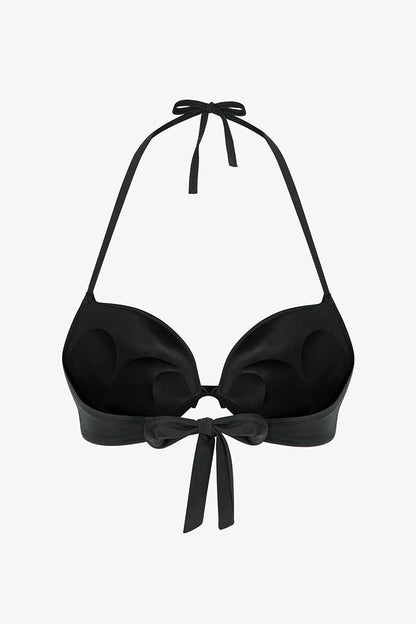 Siyah Push Up Destekli Bikini Üstü