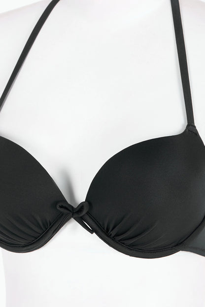 Siyah Push Up Destekli Bikini Üstü