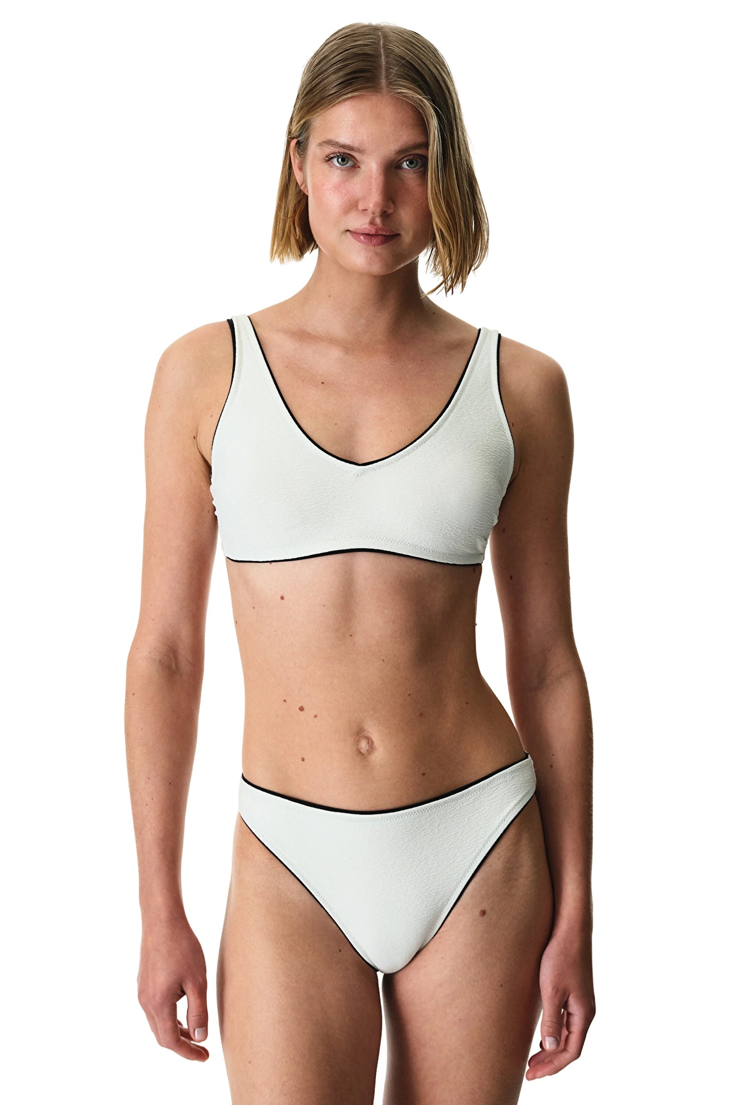 Ekru Nadia Bra Bikini Üstü