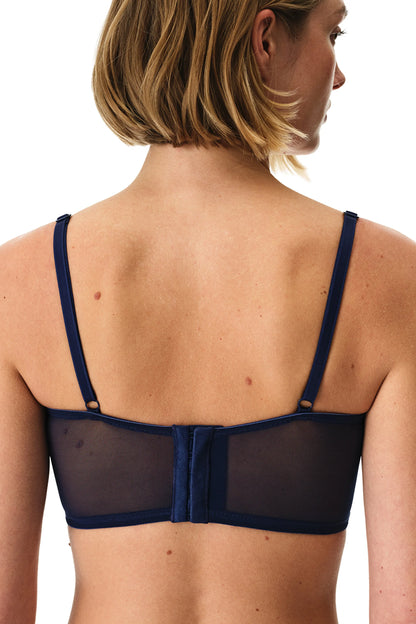 Lacivert Broidery Büstiyer